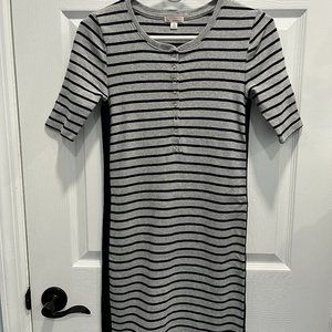 Gap Stripe Henley Dress